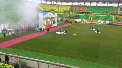Церемония зажжения олимпийского огня на стадионе Анжи Арена...184