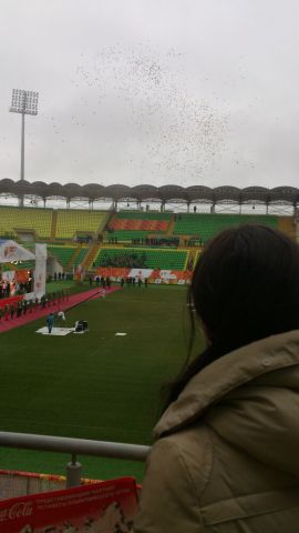Церемония зажжения олимпийского огня на стадионе Анжи Арена...192