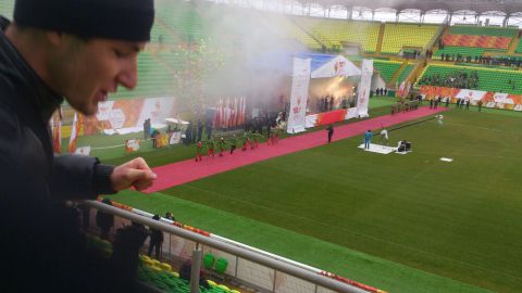 Церемония зажжения олимпийского огня на стадионе Анжи Арена...183